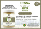 Al Masnoon Henna With Sidr Leaves Powder - Distacart