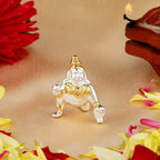 Estele Gold-Polished Divine Bal Lord Krishna Idol for Home/Car Decor - Distacart