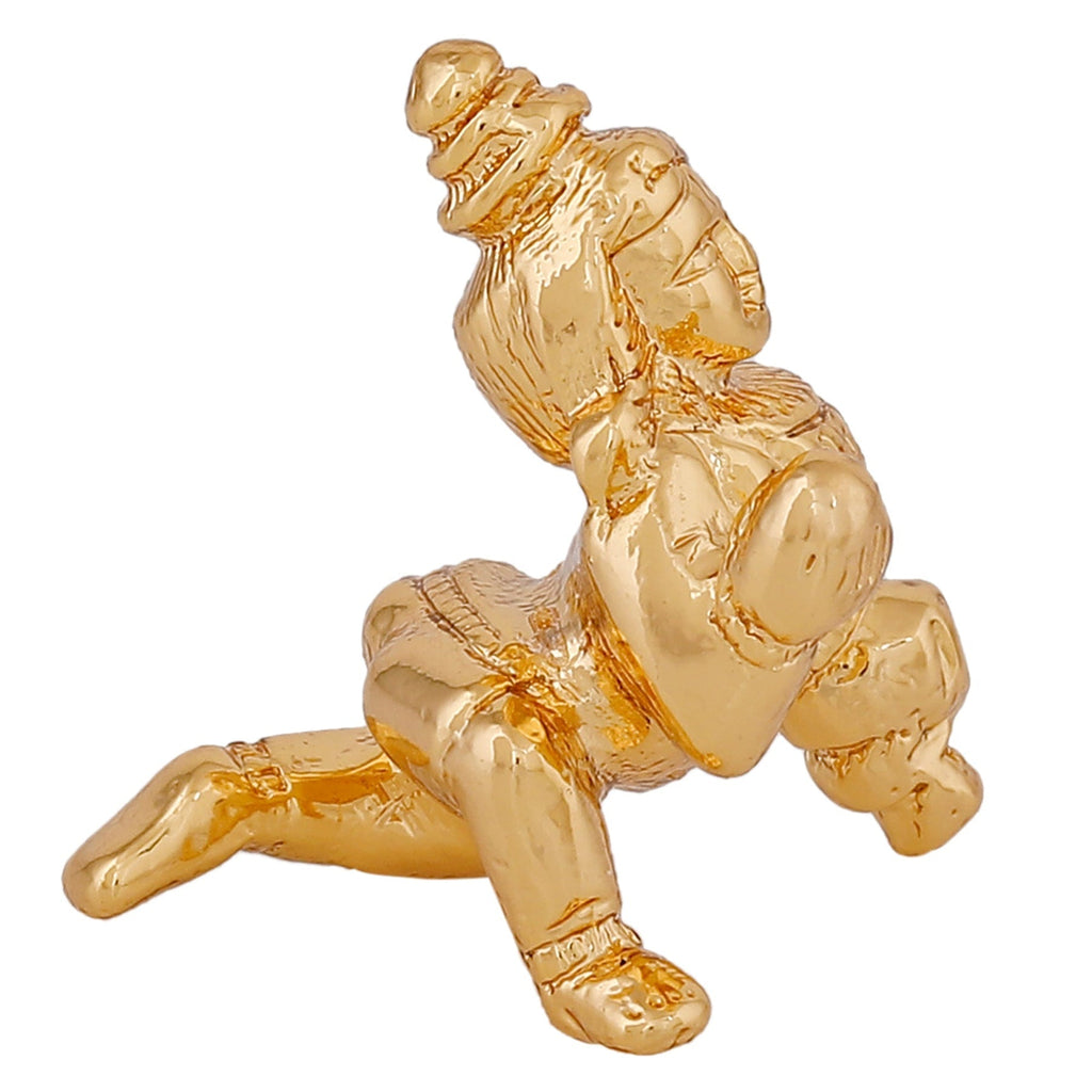 Estele Gold-Polished Divine Lord Krishna Idol for Home/Car Decor - Distacart