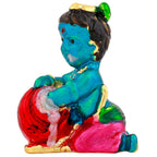 Estele Gold-Polished Divine Lord Krishna Idol for Home/Car Decor - Distacart