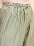 Floral Embroidered Co-Ords, Green - Hiral Fashion - Distacart