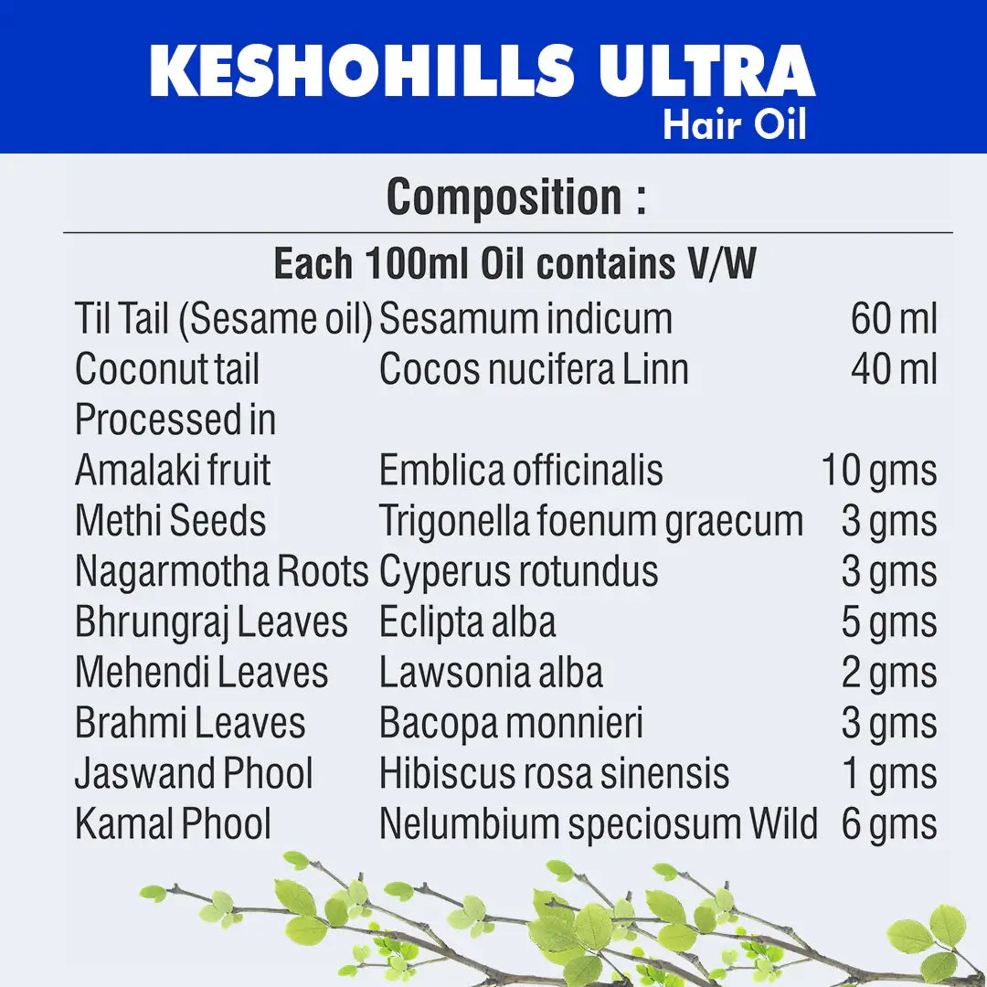 Herbal Hills Ayurveda Keshohills Ultra Hair Oil