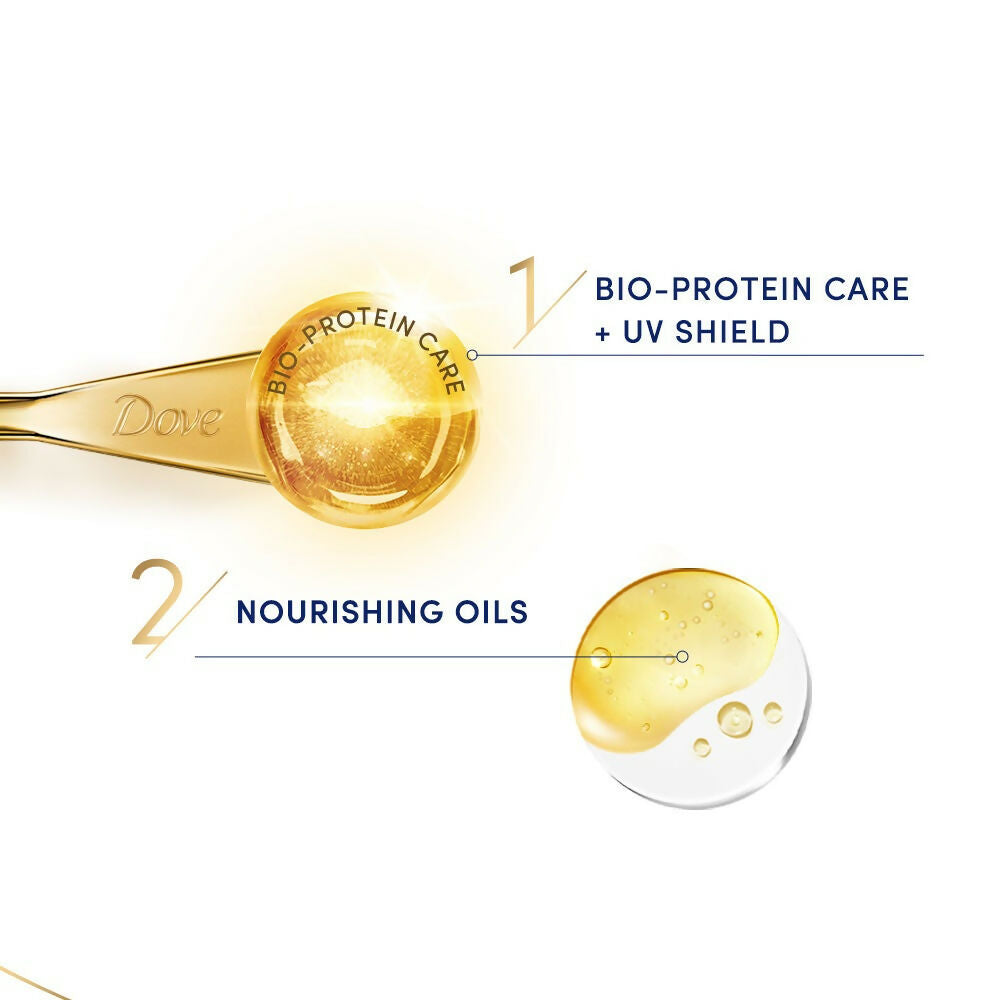 Dove Radiant Shine + UV Protect Hair Serum - Distacart