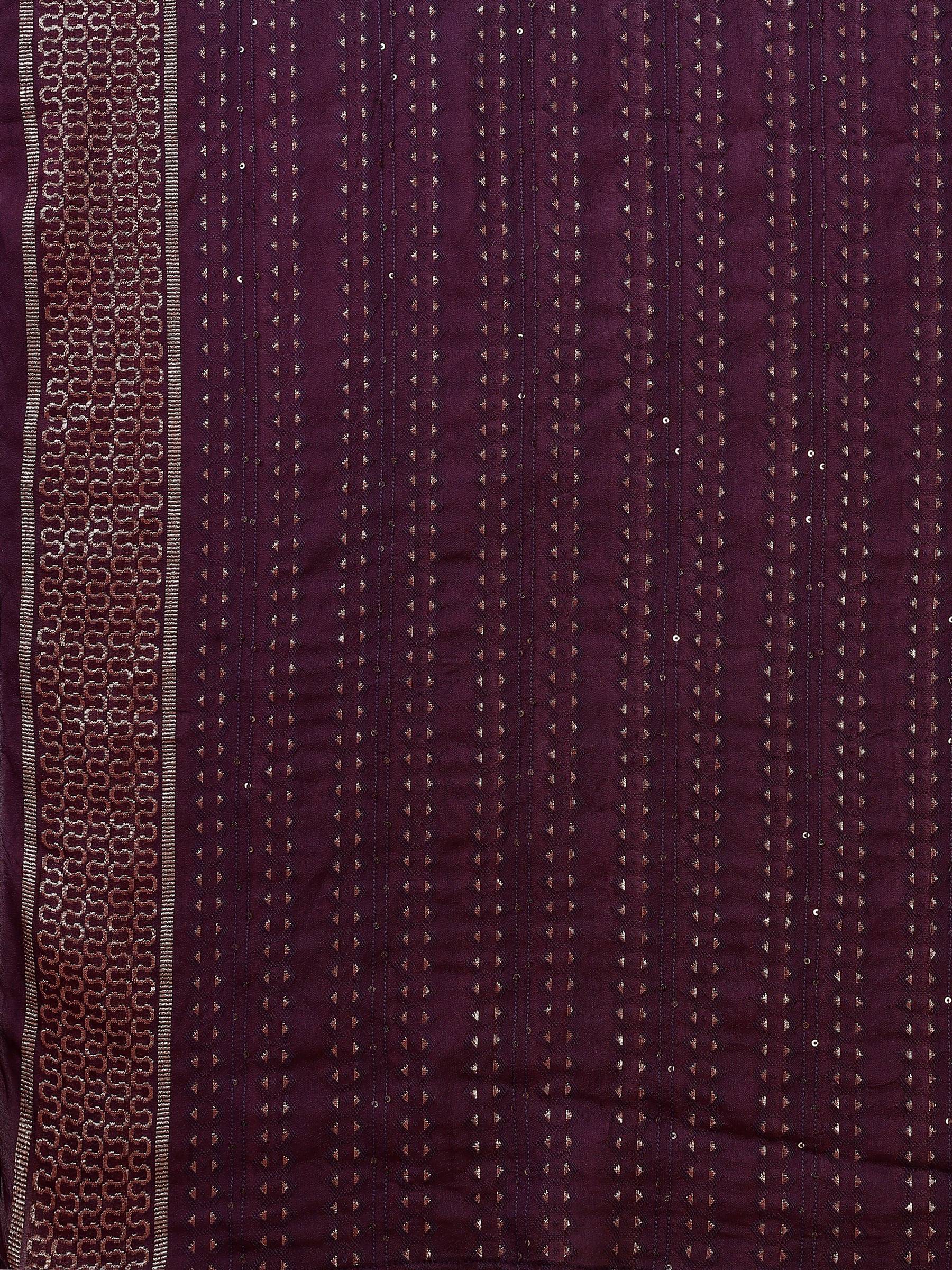 Hand Embroidered Chanderi Kurta With Pant & Dupatta, Multicolor - Hiral Fashion