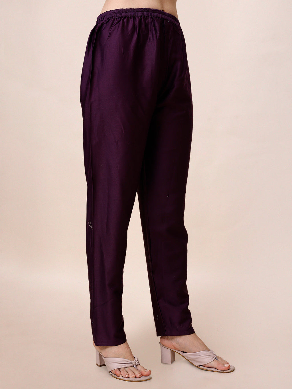 Hand Embroidered Chanderi Kurta With Pant & Dupatta, Multicolor - Hiral Fashion