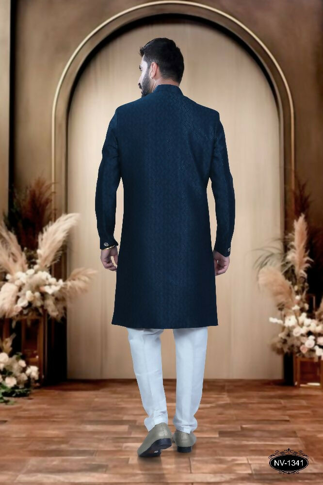 Joban Fashion Men's Blue TR Kurta with Pyjama