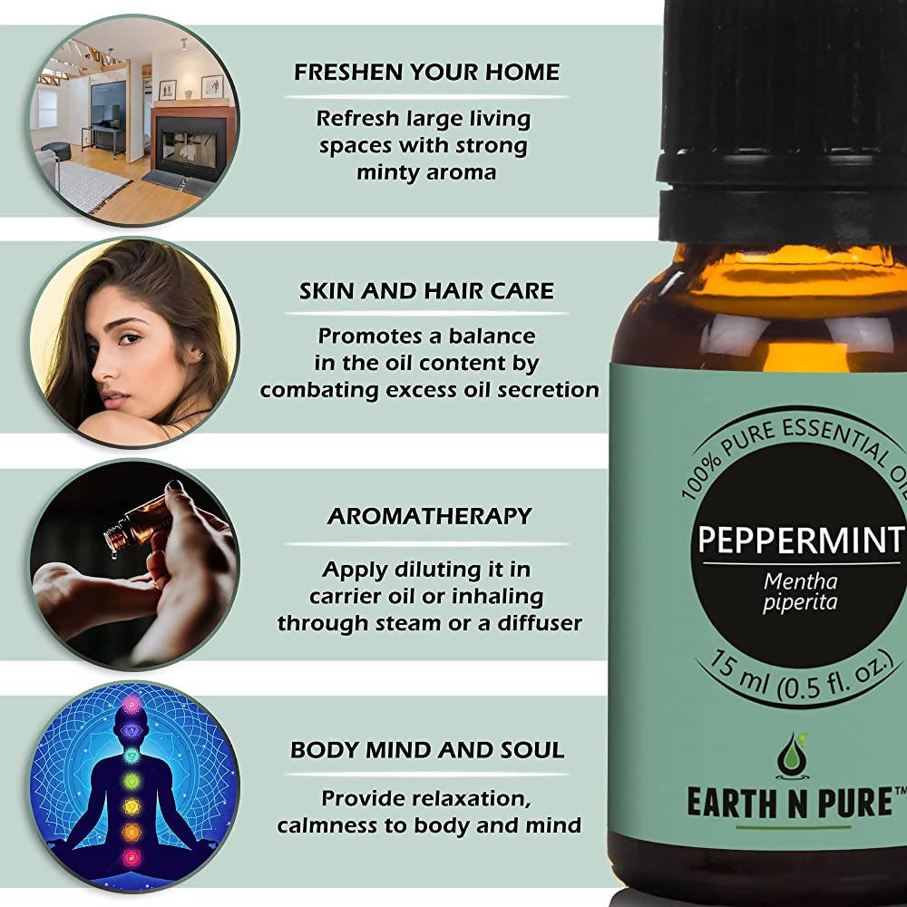 Earth N Pure Orange & Peppermint Essential Oils