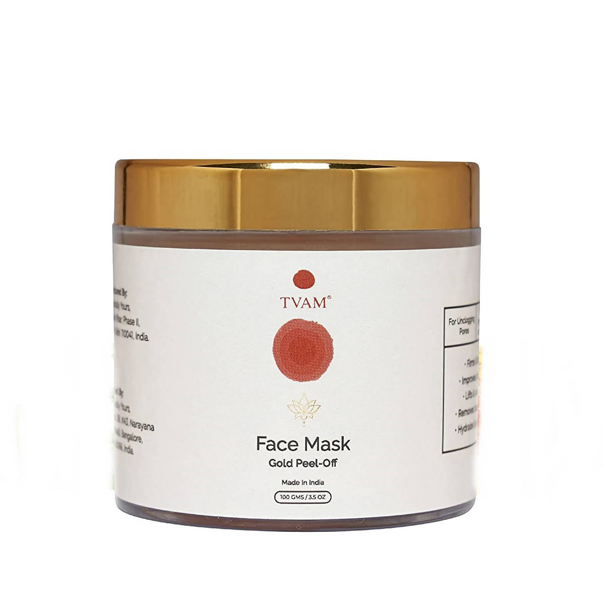 Tvam Gold Peel Off Face Mask