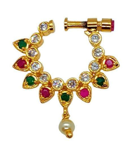 Multicolor AD Latest Nose Ring