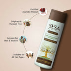 Sesa Strong Roots Sulphate Free Hair Strengthening Shampoo - Distacart
