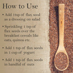 Nutriorg Organic Raw Flaxseeds