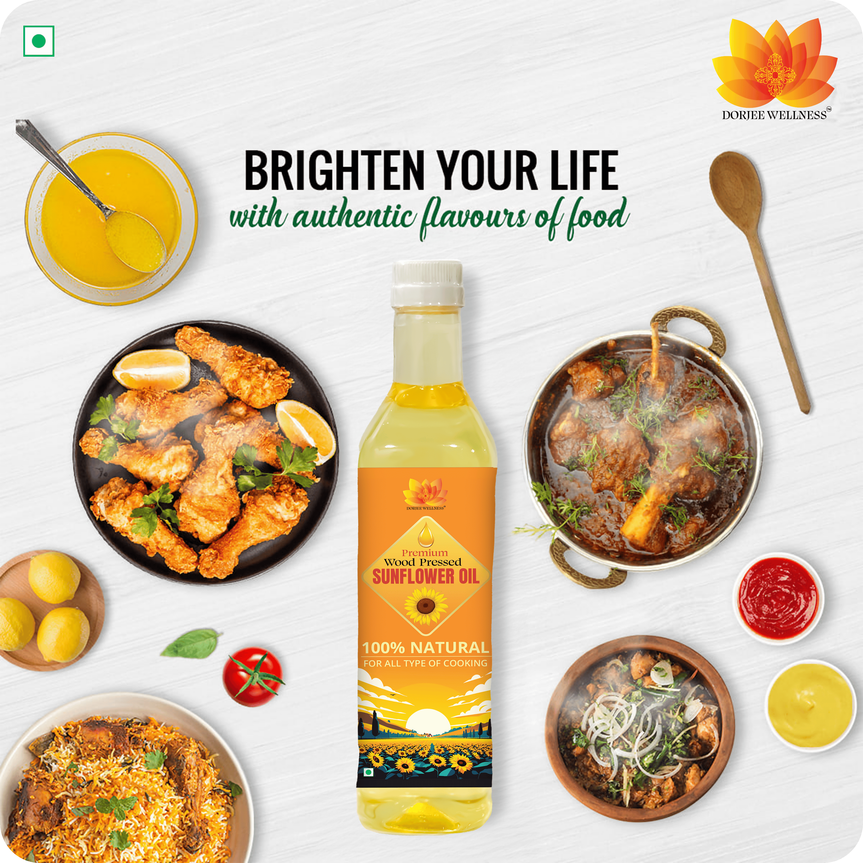 Dorjee Wellness Wood Pressed Sunflower Oil - Distacart
