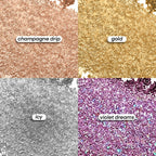Nykaa Diamond Jelly Cooling Shimmer Eyeshadow Stick - Multi-Use, High Shine Glitter - Champagne Drip