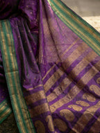 Shree Shyam Fashion Purple Cotton Saree - Distacart