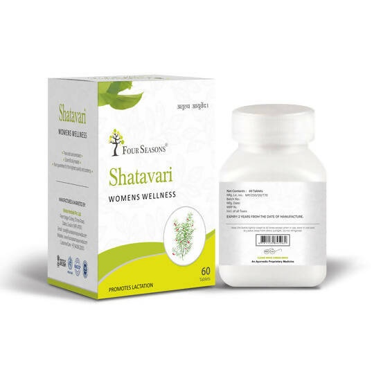 Four Seasons Shatavari Womens Wellness Tablets - Distacart