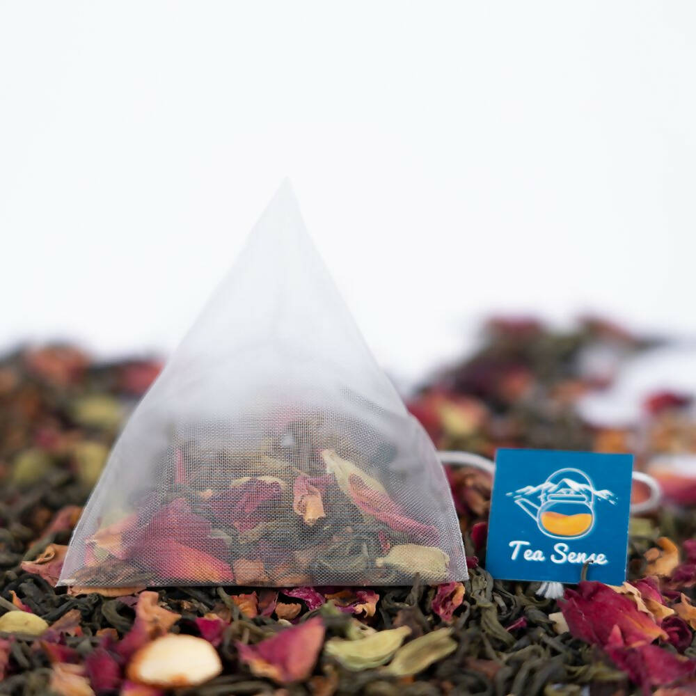 Tea Sense Kashmiri Kahwa Detox Green Tea Bags Box - Distacart