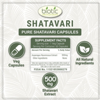 Biotic Shatavari Capsules For Women & Men