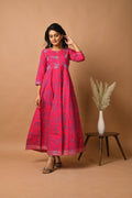 Kaajh Women's Pink Paisley Print kurta - Distacart
