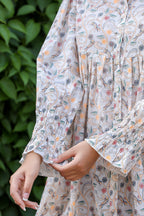 Kaajh Women's White Printed Cotton Top