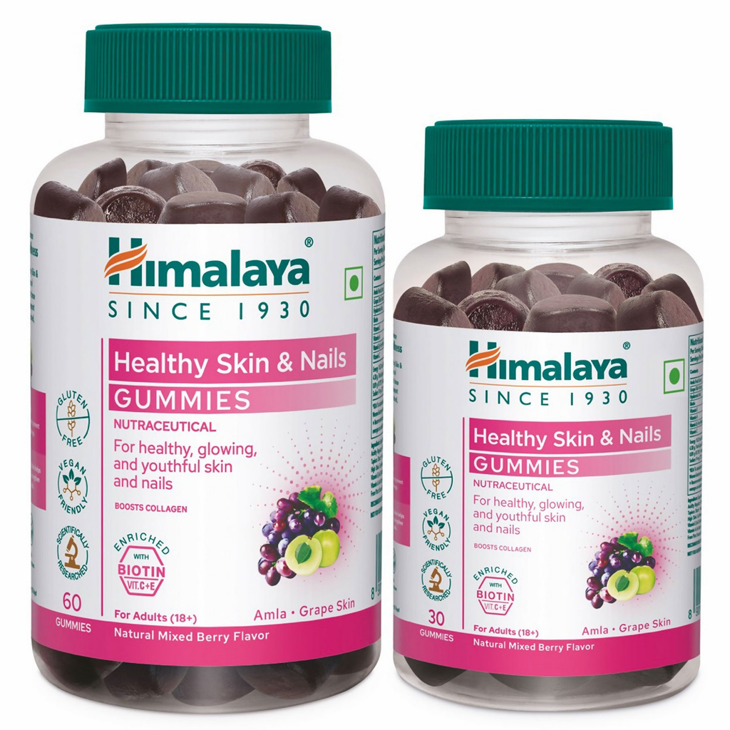 Himalaya Herbals Healthy Skin & Nail Gummies - Distacart