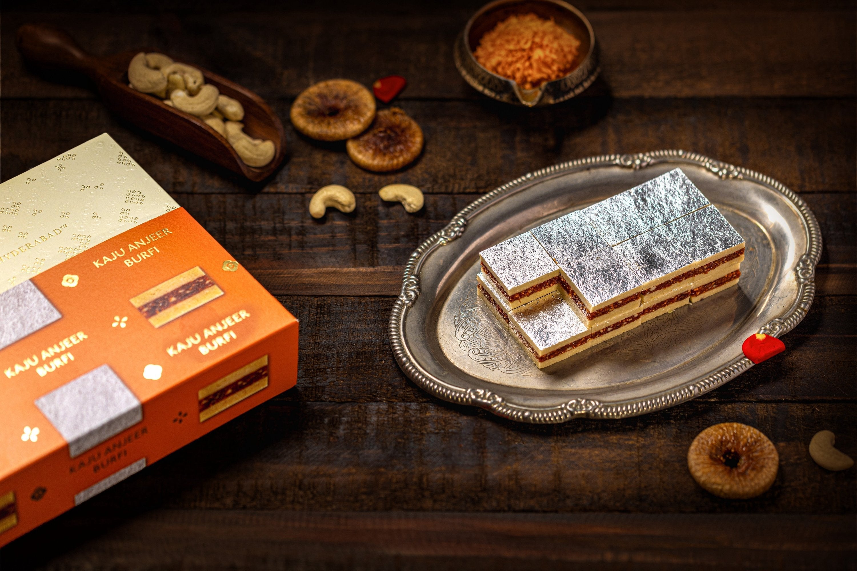 Almond House Kaju Anjeer Burfi (MAP) - Distacart