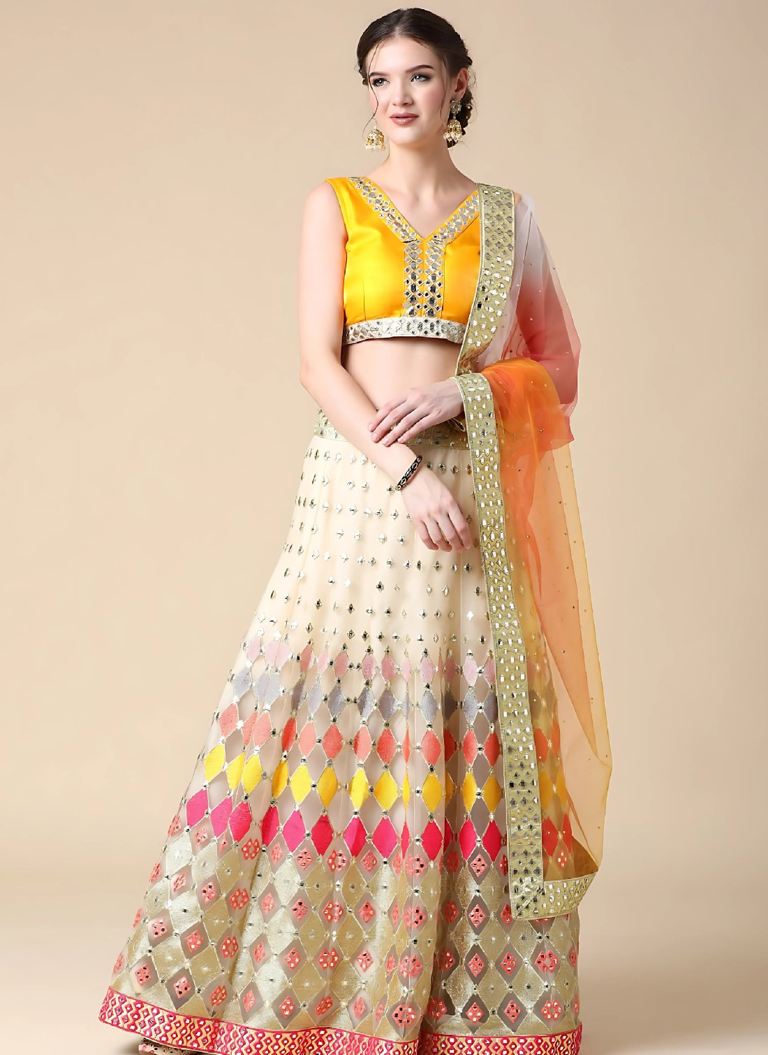 Lehenga Mart Designer Wedding Lehenga Choli For Women - Multi