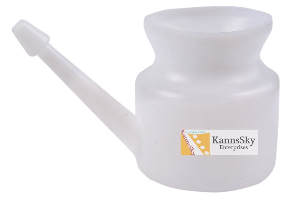 Kannssky Plastic Jala Neti Pot for Nasal Wash