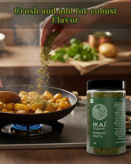 IKAI Organic Kasuri Methi (Sundried Organic Fenugreek Leaves) - Distacart