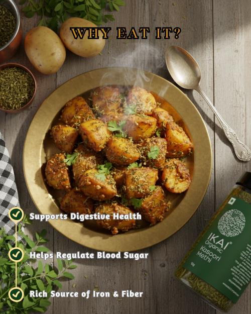IKAI Organic Kasuri Methi (Sundried Organic Fenugreek Leaves) - Distacart