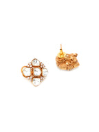 Kundan Studs (Gold) - Ruby Raang - Distacart