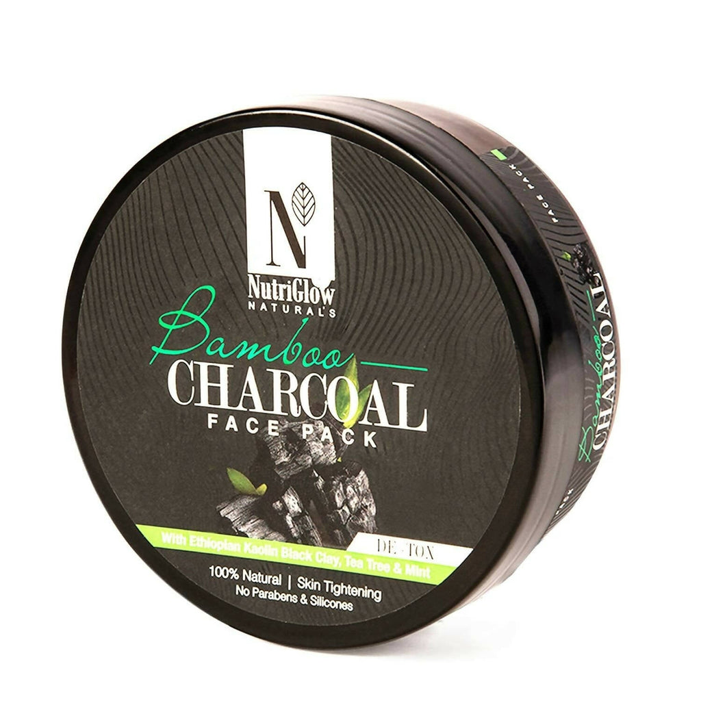 NutriGlow NATURAL'S Bamboo Charcoal Face Pack