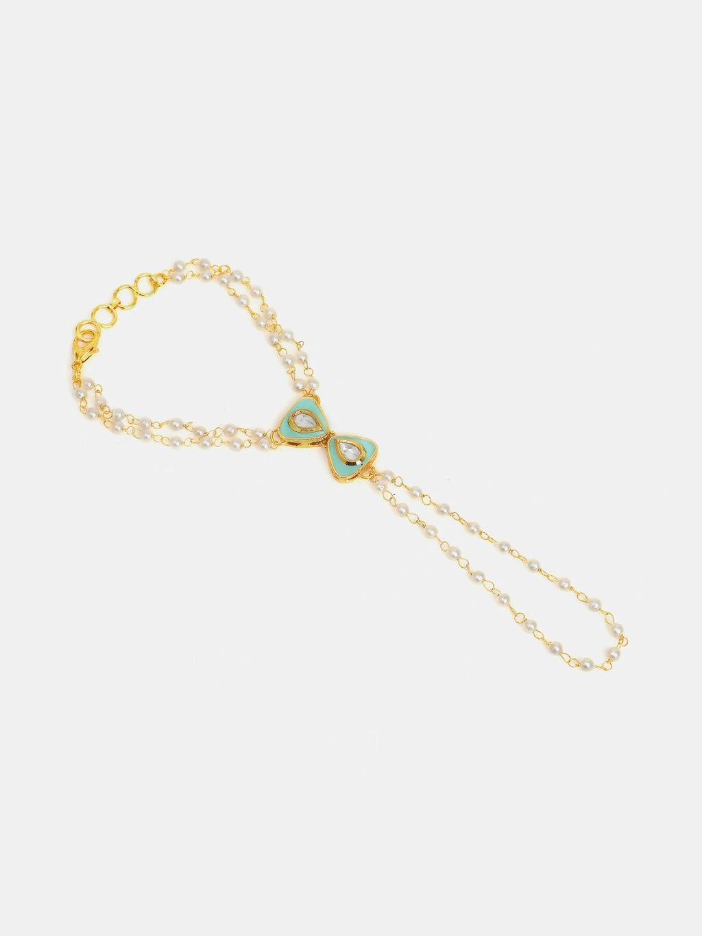 Ruby Raang Modern Fusion Hand Jewellery - Distacart