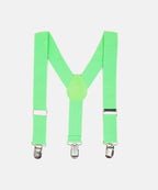 Manet Boys Solid Suspenders - Green