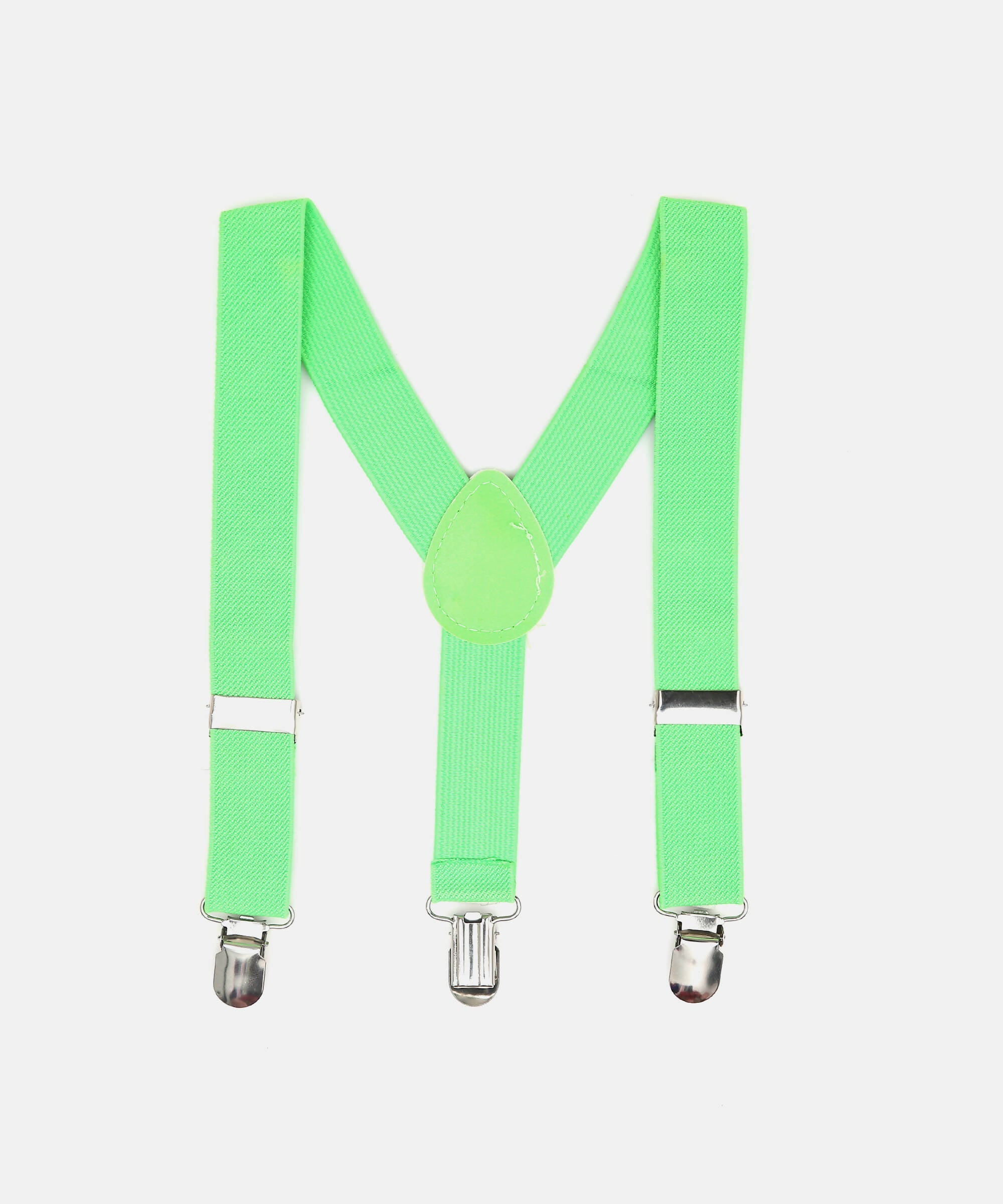 Manet Boys Solid Suspenders - Green