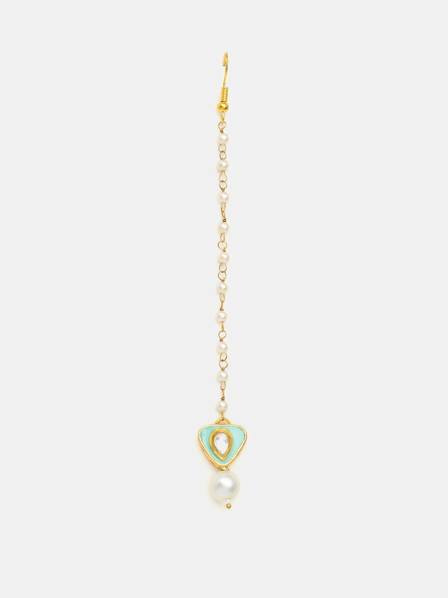 Ruby Raang Saanjh Pearl Tikka Set - Distacart