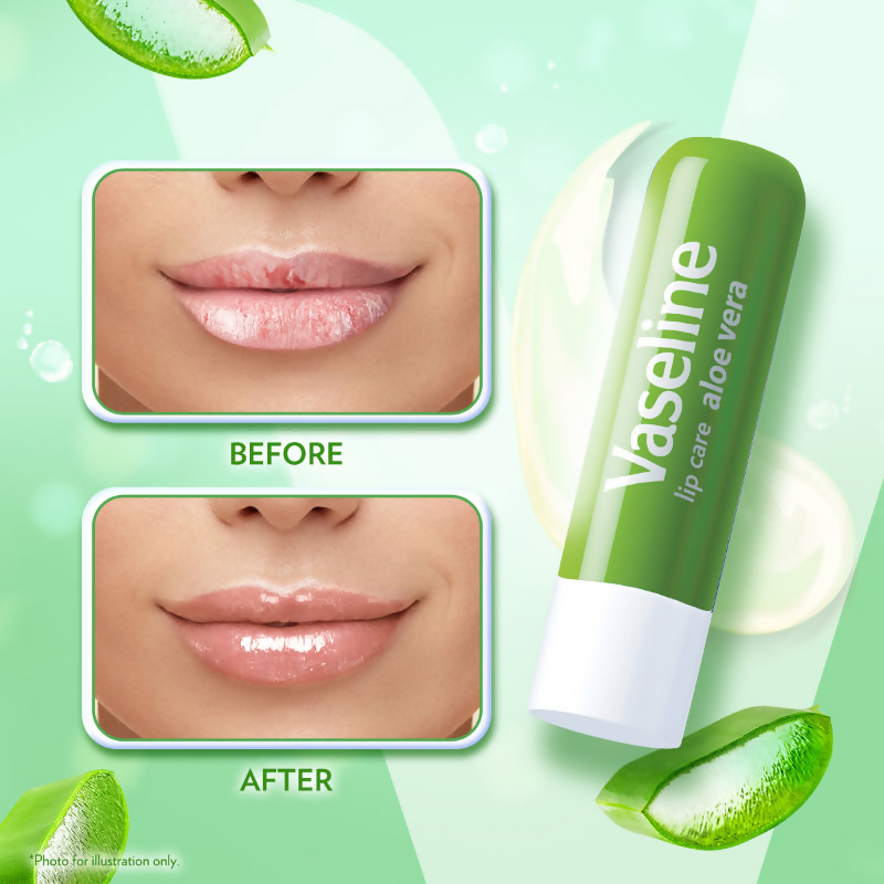 Vaseline Lip Care Lip Balm Stick - Aloe Vera - Distacart