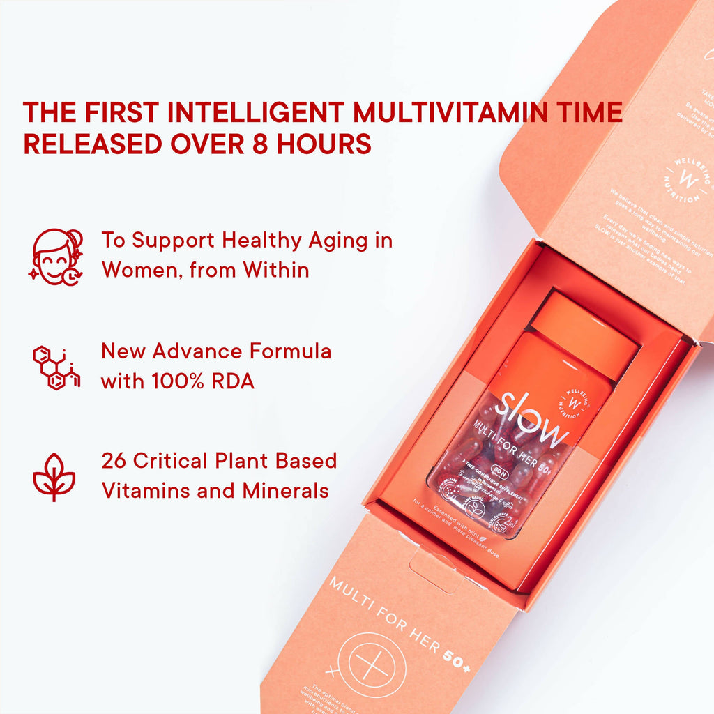 Wellbeing Nutrition Slow | Multivitamin for Her 50+ Capsules - Distacart