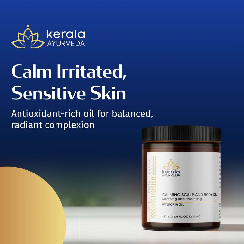 Kerala Ayurveda USA Calming Scalp and Body Oil