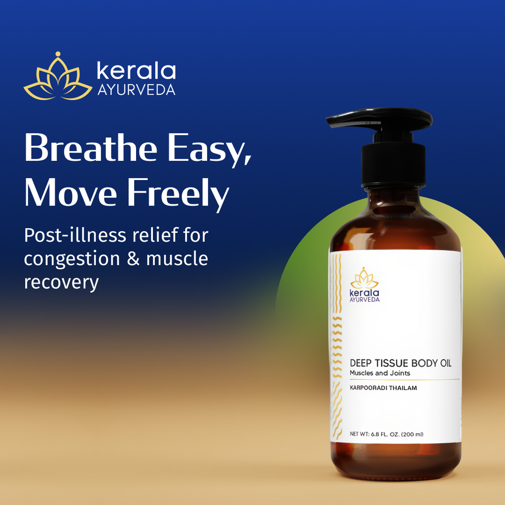 Kerala Ayurveda USA Deep Tissue Body Oil - Karpooradi Thailam