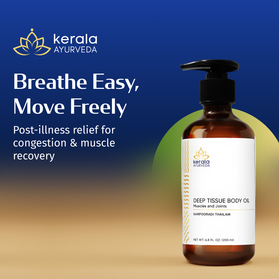 Kerala Ayurveda USA Deep Tissue Body Oil - Karpooradi Thailam