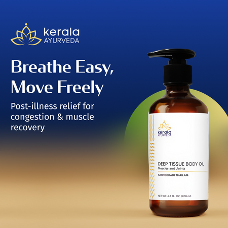 Kerala Ayurveda USA Deep Tissue Body Oil - Karpooradi Thailam