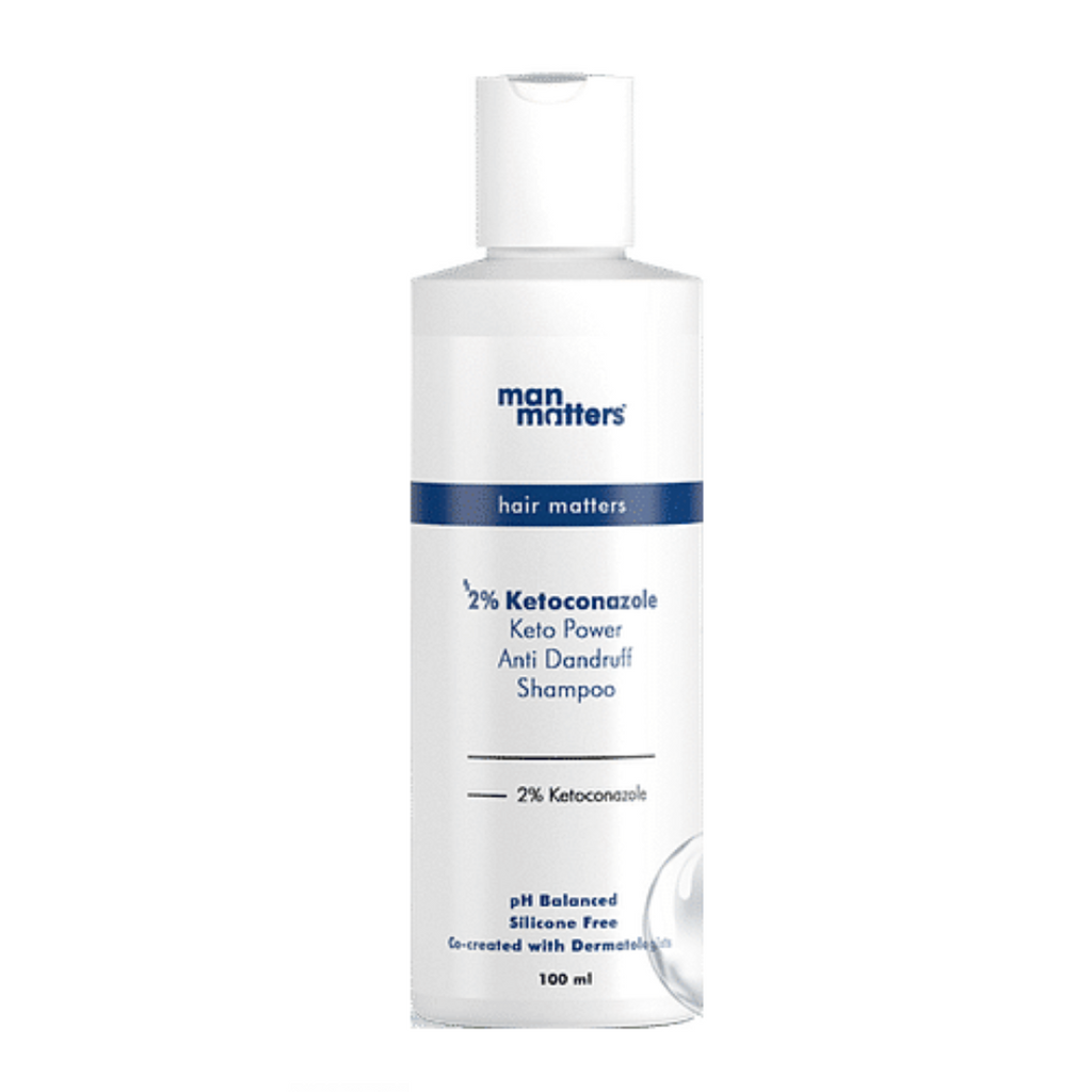 Man Matters 2% Ketoconazole Anti Dandruff Shampoo, Cruelty Free, Vegan, No Side Effects