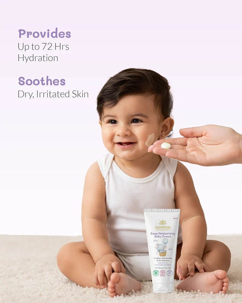AreoVeda Baby Wash and Cream Combo