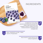 The Face Shop Real Nature Blueberry Face Mask - Distacart