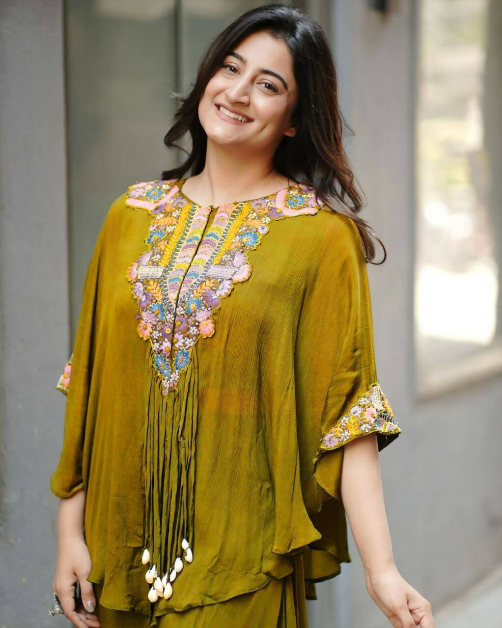 Joban Fashion Yellow Kurta Set Chinon Embroidery Sequence Work - Distacart