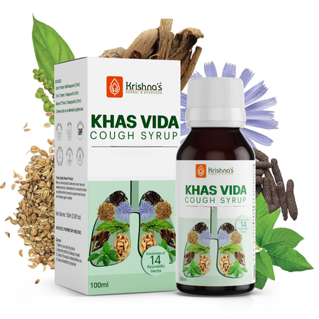 Krishna'S Herbal & Ayurveda Khas Vida Cough Syrup