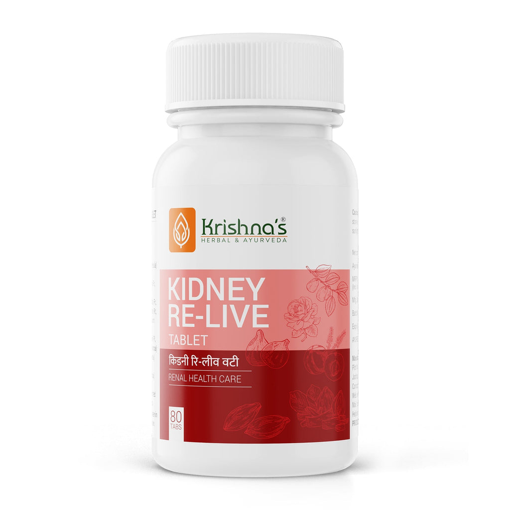 Krishna'S Herbal & Ayurveda Kidney Re-Live Tablets
