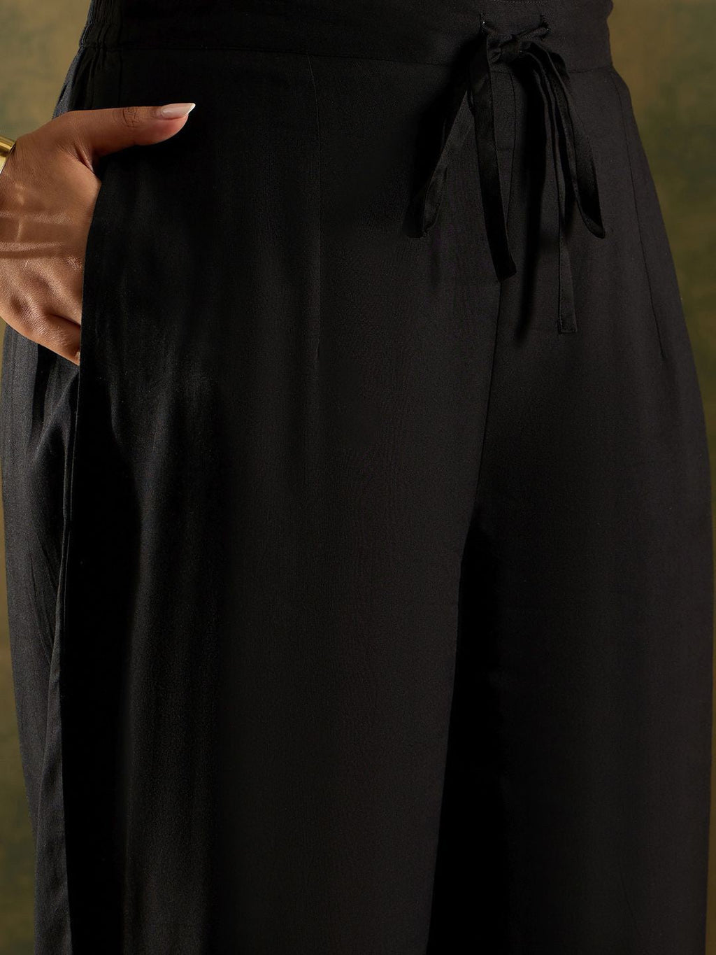 Indo Era Round Neck Straight Kurta With Trousers & Dupatta - Distacart