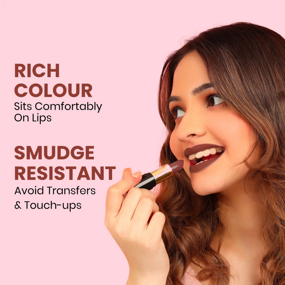 NY Bae Super Matte Lipstick - Peppy Pearson 1 - Distacart