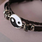 NVR Men Leather Wraparound Bracelet - Distacart
